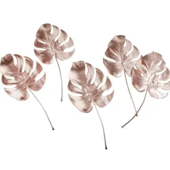 DecoWoerner Decoración Dispersa|Hojas>Hojas De Monstera Artificiales Palo 37 Cm 5 Piezas