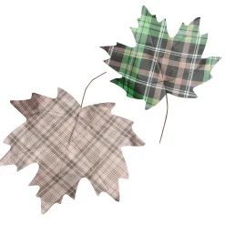 DecoWoerner Decoración De Otoño>Hojas De Otoño 40/45 Cm, 2 Piezas
