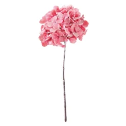 DecoWoerner Decoración De Primavera|Flores Artificiales>Hortensia Artificial 49 Cm Con Brillo