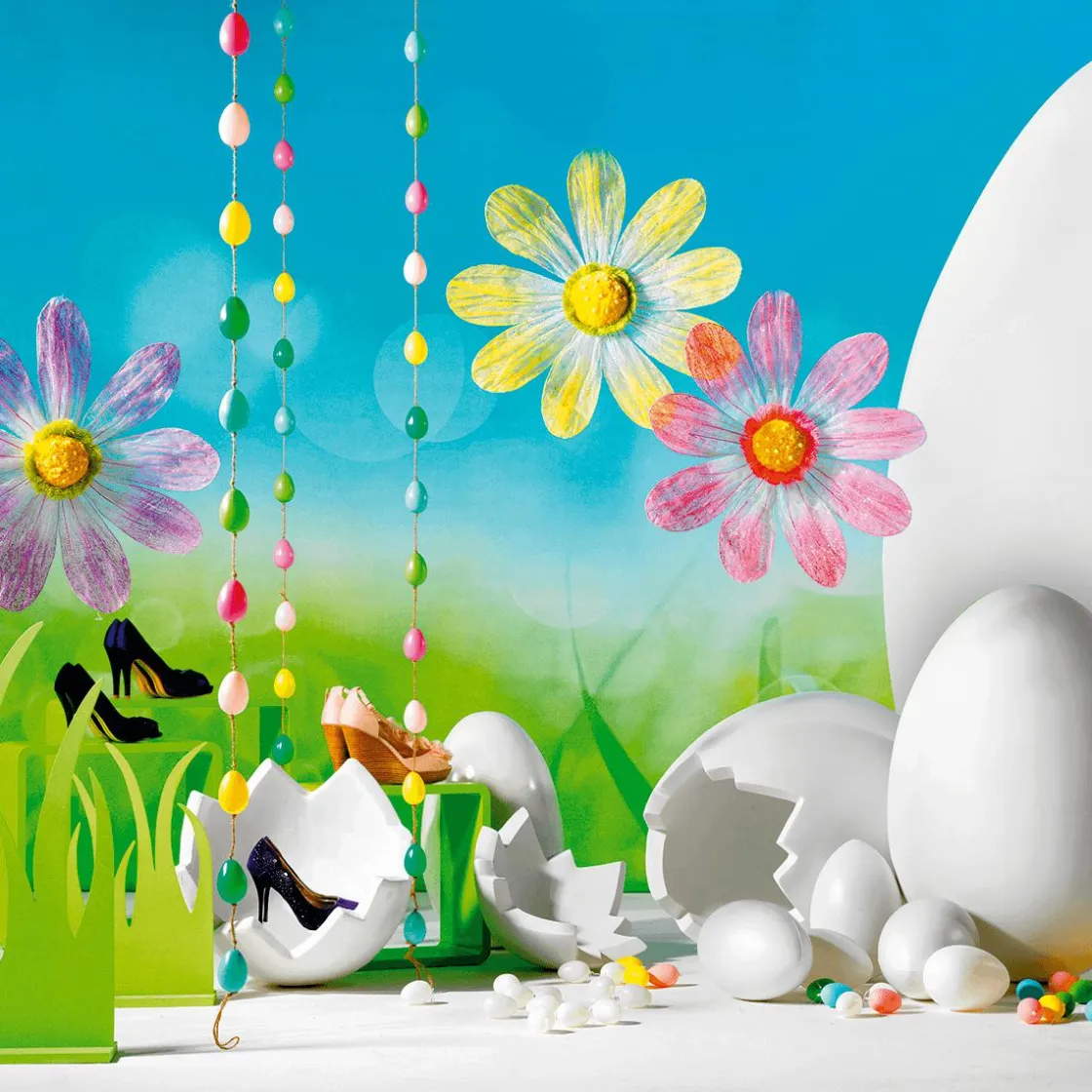 DecoWoerner Decoración De Pascua>Huevo De Pascua Decorativo, Longitud 70 Cm