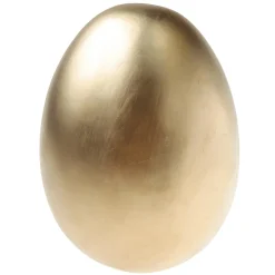DecoWoerner Decoración De Pascua>Huevo De Pascua Decorativo Metalizado 26 Cm