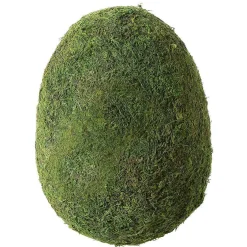 DecoWoerner Decoración De Pascua|Césped Artificial>Huevo De Pascua Decorativo "Musgo" 35 Cm