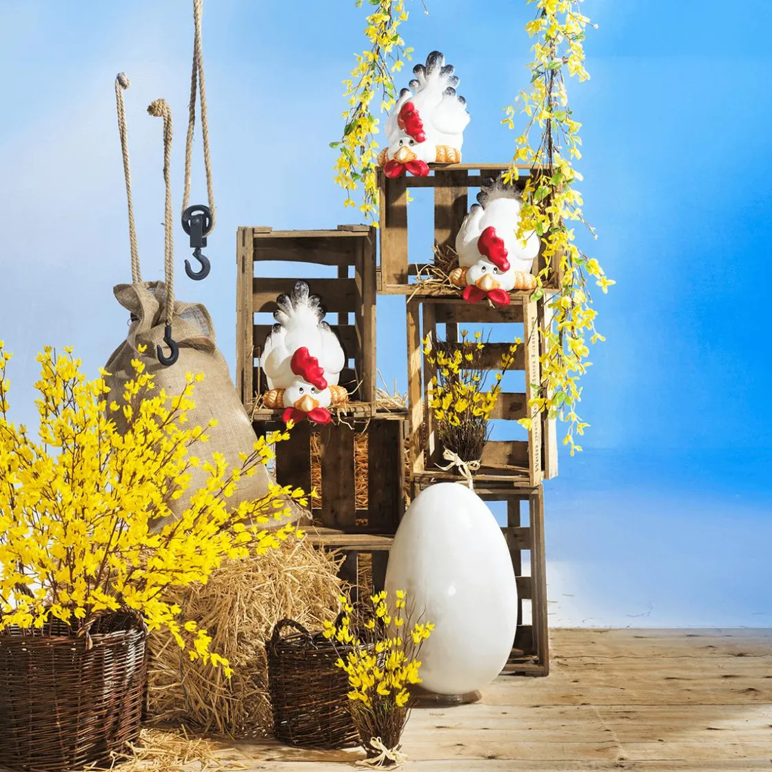 DecoWoerner Decoración De Pascua>Huevo De Pascua Enorme , 50 Cm