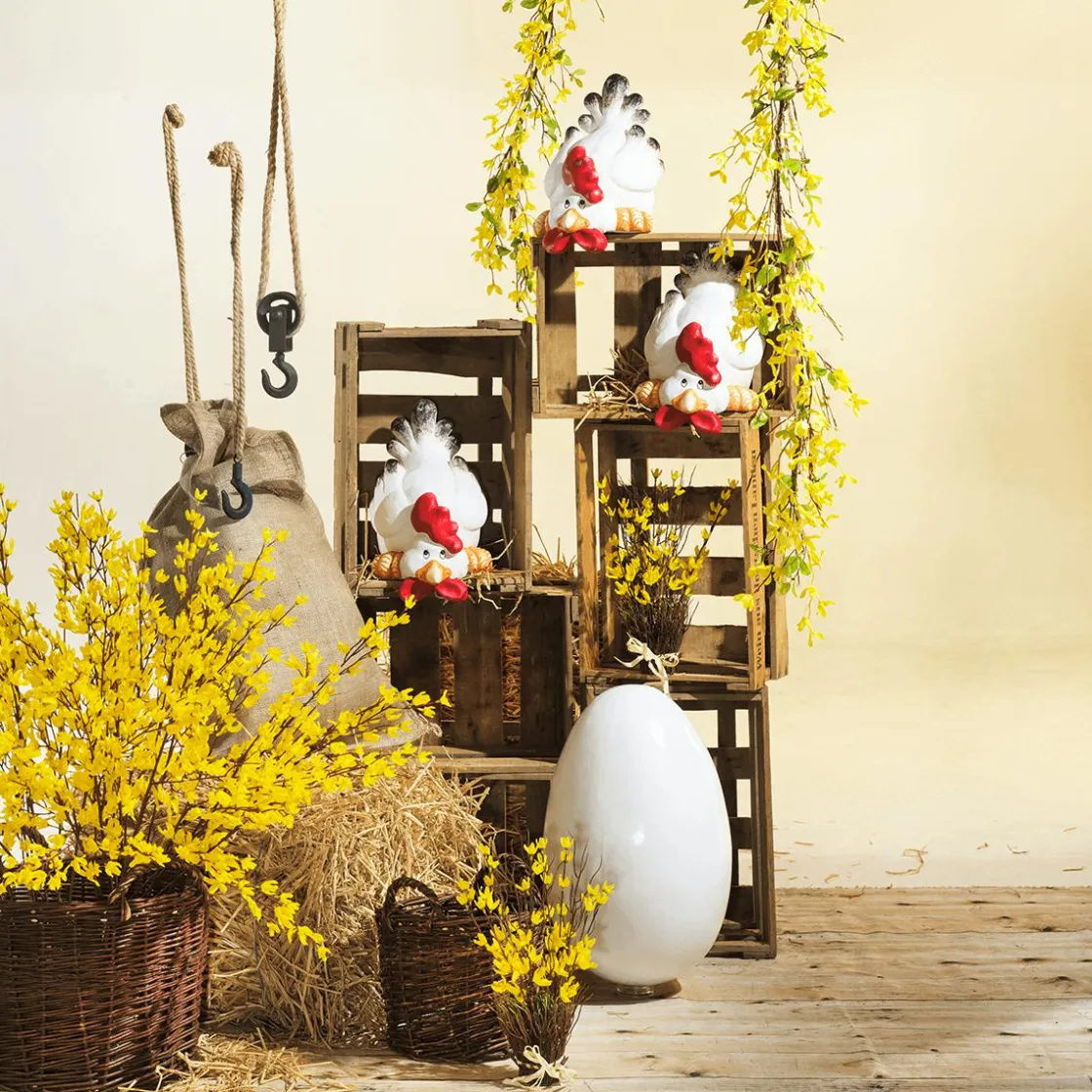 DecoWoerner Decoración De Pascua>Huevo De Pascua Enorme , 50 Cm
