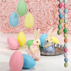 DecoWoerner Decoración De Pascua>Huevos De Pascua De Plástico 17 Cm, Pack á 12 Piezas