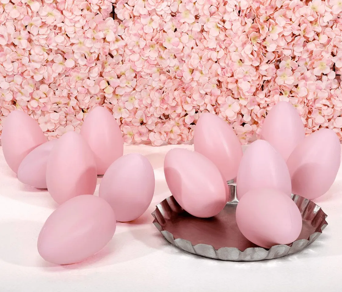 DecoWoerner Decoración De Pascua>Huevos De Pascua De Plástico 17 Cm, Pack á 12 Piezas