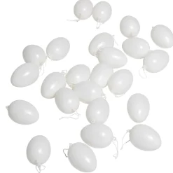 DecoWoerner Decoración De Pascua>Huevos De Pascua Decorativos Para Colgar 6 Cm, , 24 Piezas