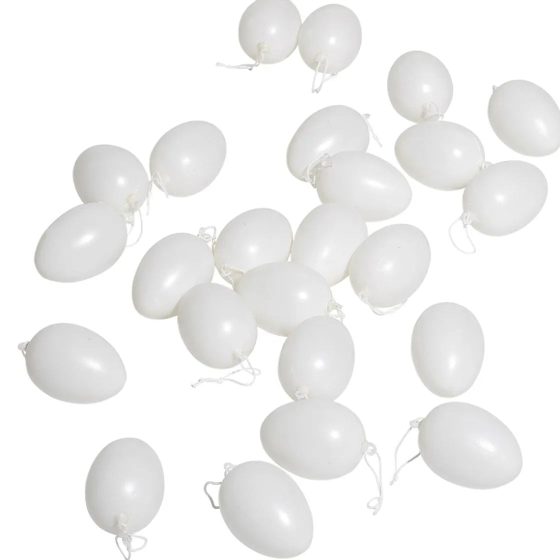 DecoWoerner Decoración De Pascua>Huevos De Pascua Decorativos Para Colgar 6 Cm, , 24 Piezas