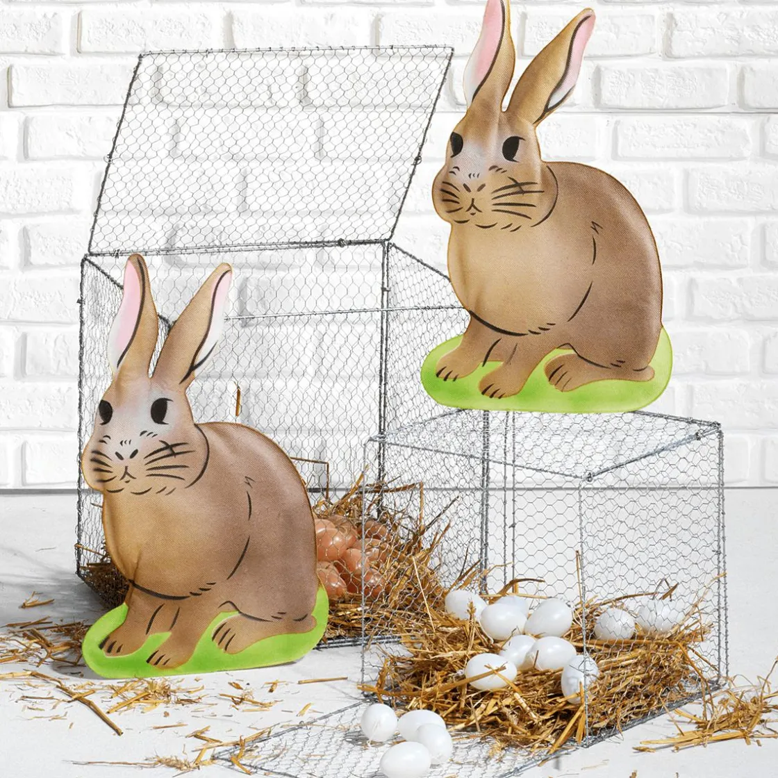 DecoWoerner Decoración De Pascua>Huevos De Pascua Decorativos Para Colgar 6 Cm, , 24 Piezas