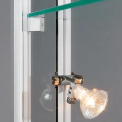 DecoWoerner Expositores Para Tiendas>Iluminación Para Vitrinas Redondas Y Rectangulares