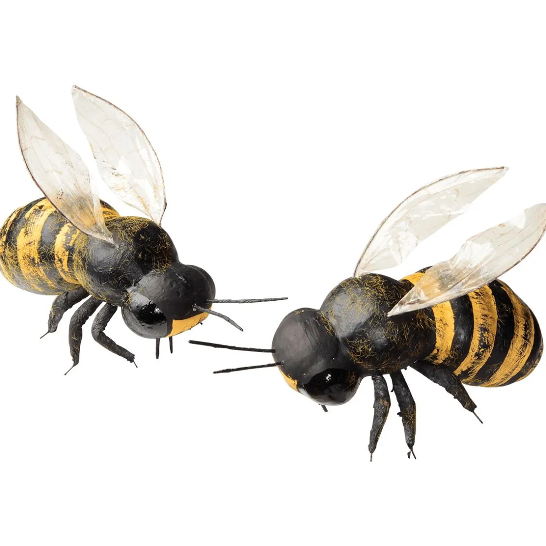 DecoWoerner Decoración De Animales|Decoración De Primavera>Imitación De Abejas Decorativas 15 Cm, 2 Piezas