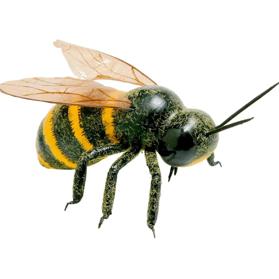 DecoWoerner Decoración De Animales|Decoración De Primavera>Imitación De Abejas Decorativas 15 Cm, 2 Piezas