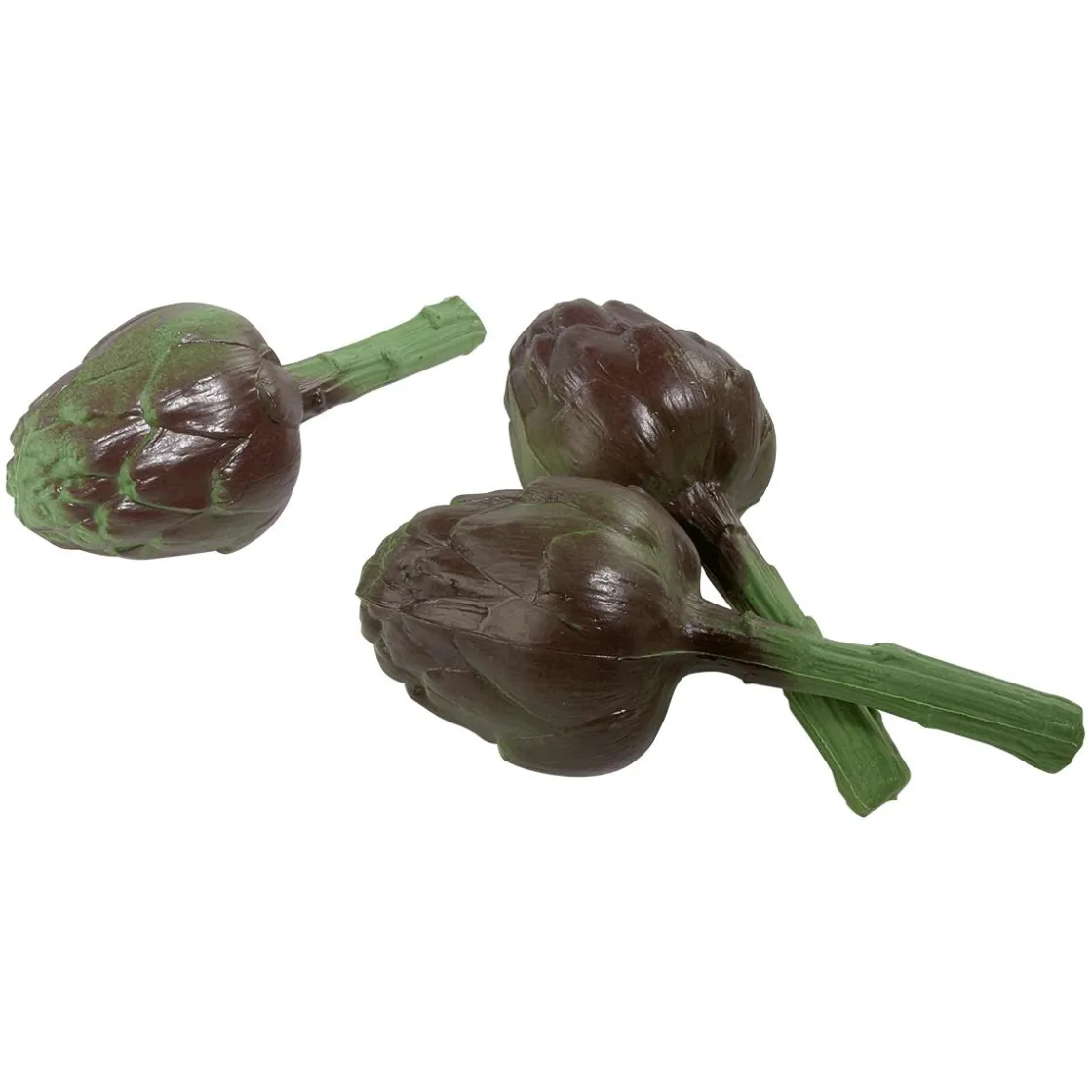 DecoWoerner Verduras Y Hierbas>Imitación De Alcachofas, 3 Piezas