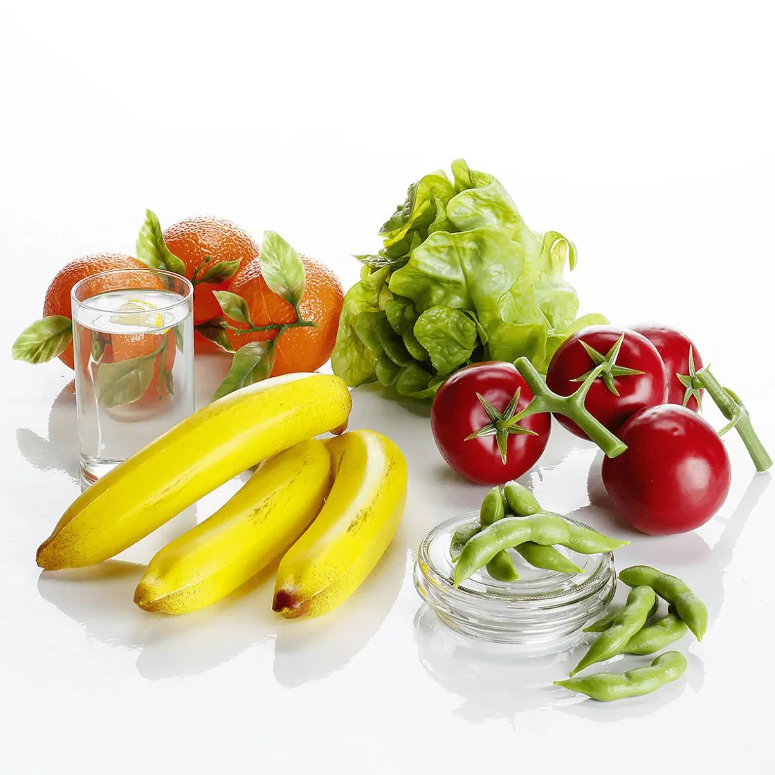 DecoWoerner Frutas>Imitación De Bananos, 3 Piezas