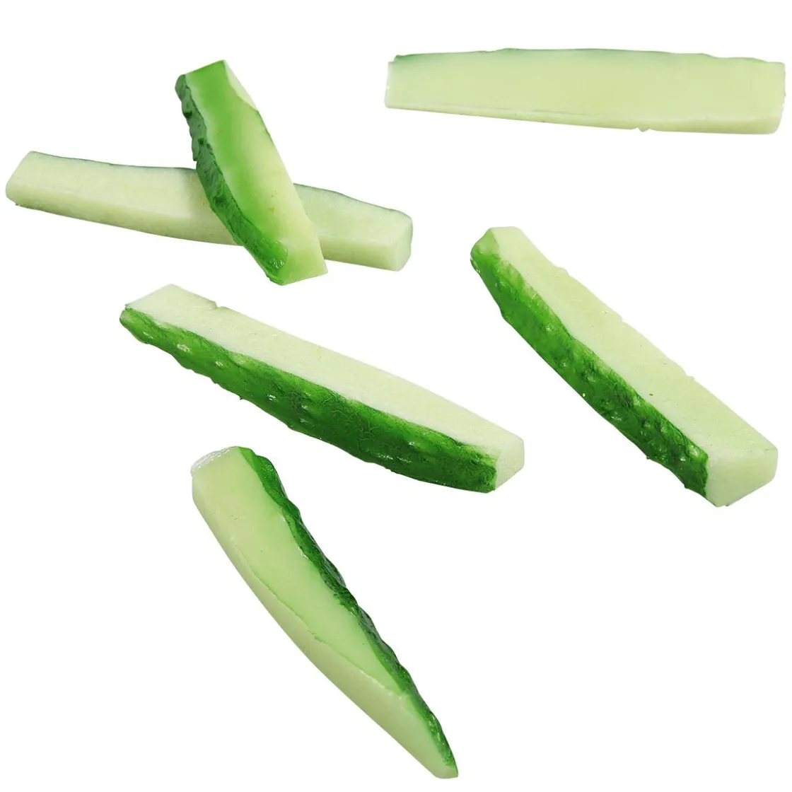 DecoWoerner Verduras Y Hierbas>Imitación De Bastones De Pepino, 6 Piezas