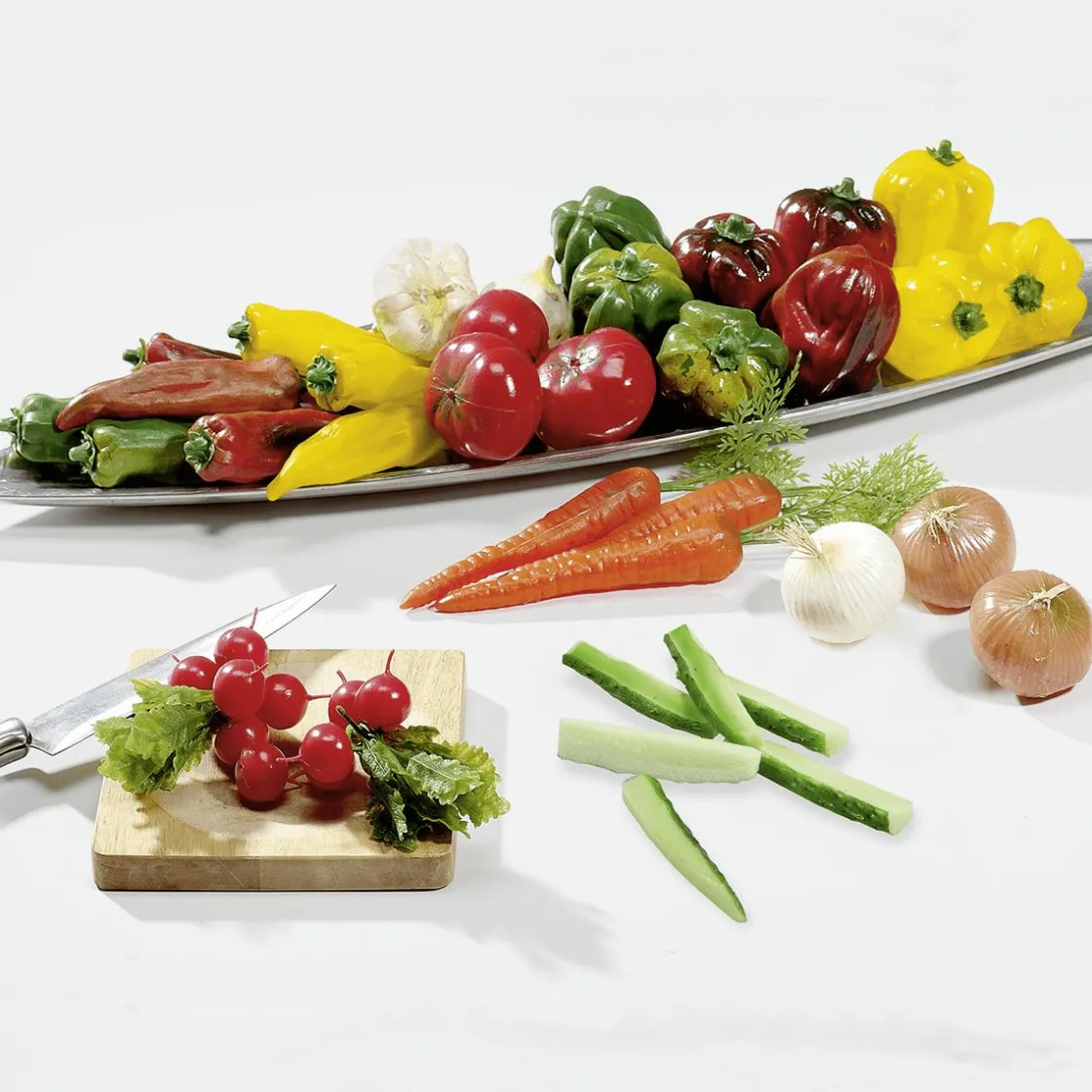 DecoWoerner Verduras Y Hierbas>Imitación De Bastones De Pepino, 6 Piezas