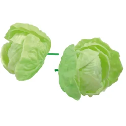 DecoWoerner Verduras Y Hierbas>Imitación De Lechuga, 2 Piezas