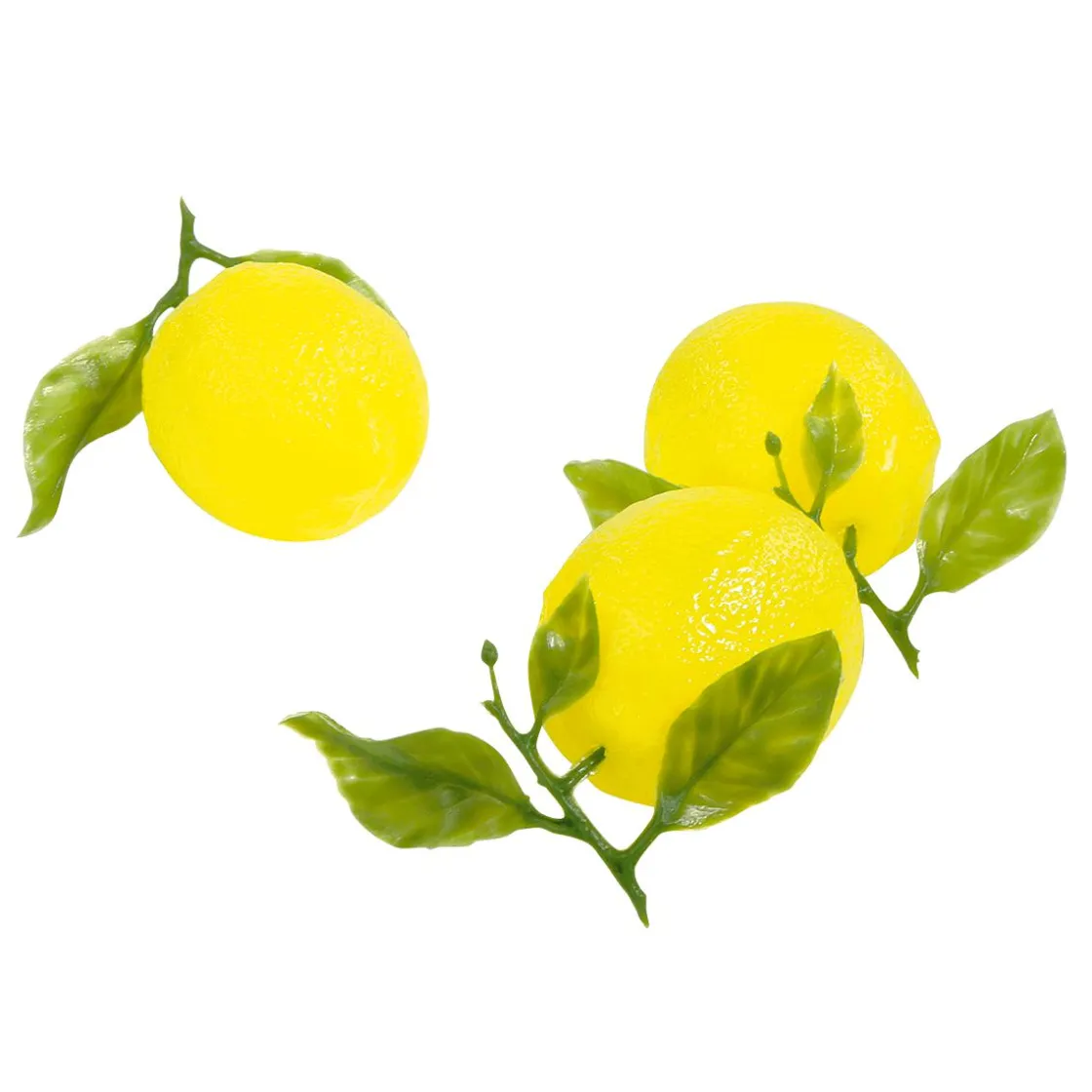 DecoWoerner Frutas>Imitación De Limones, 3 Piezas
