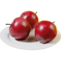 DecoWoerner Frutas>Imitación De Manzanas Rojas, 3 Piezas