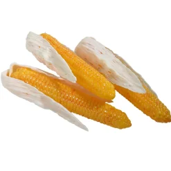 DecoWoerner Verduras Y Hierbas>Imitación De Mazorca De Maíz, 3 Piezas
