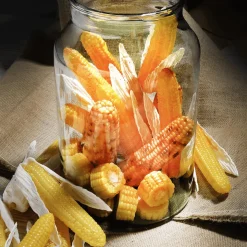 DecoWoerner Verduras Y Hierbas>Imitación De Mazorca De Maíz, 3 Piezas