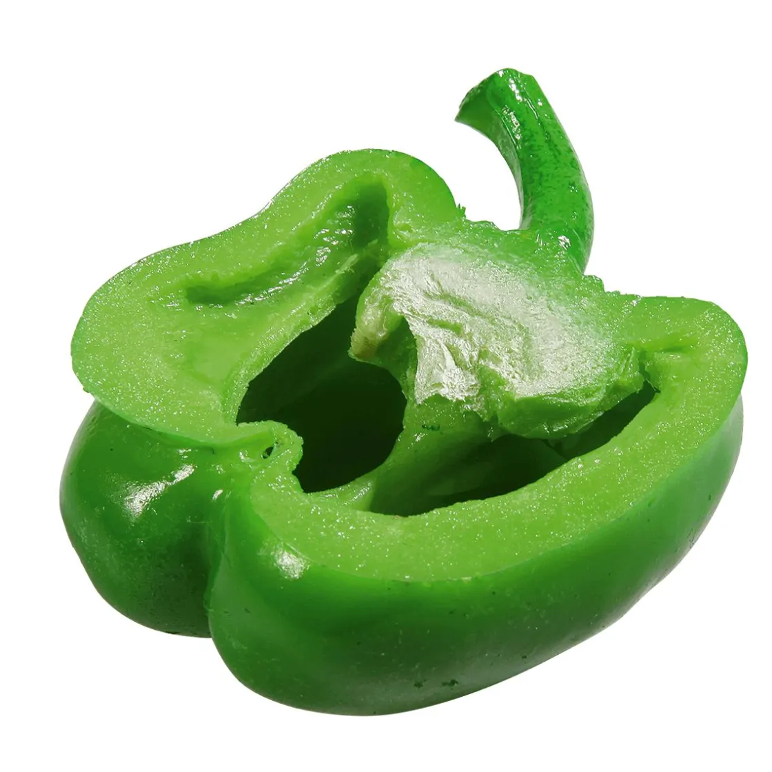 DecoWoerner Verduras Y Hierbas>Imitación De Medio Pimentón, 6,5 Cm