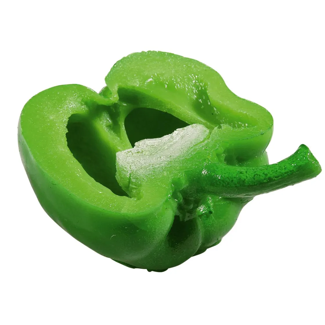 DecoWoerner Verduras Y Hierbas>Imitación De Medio Pimentón, 6,5 Cm
