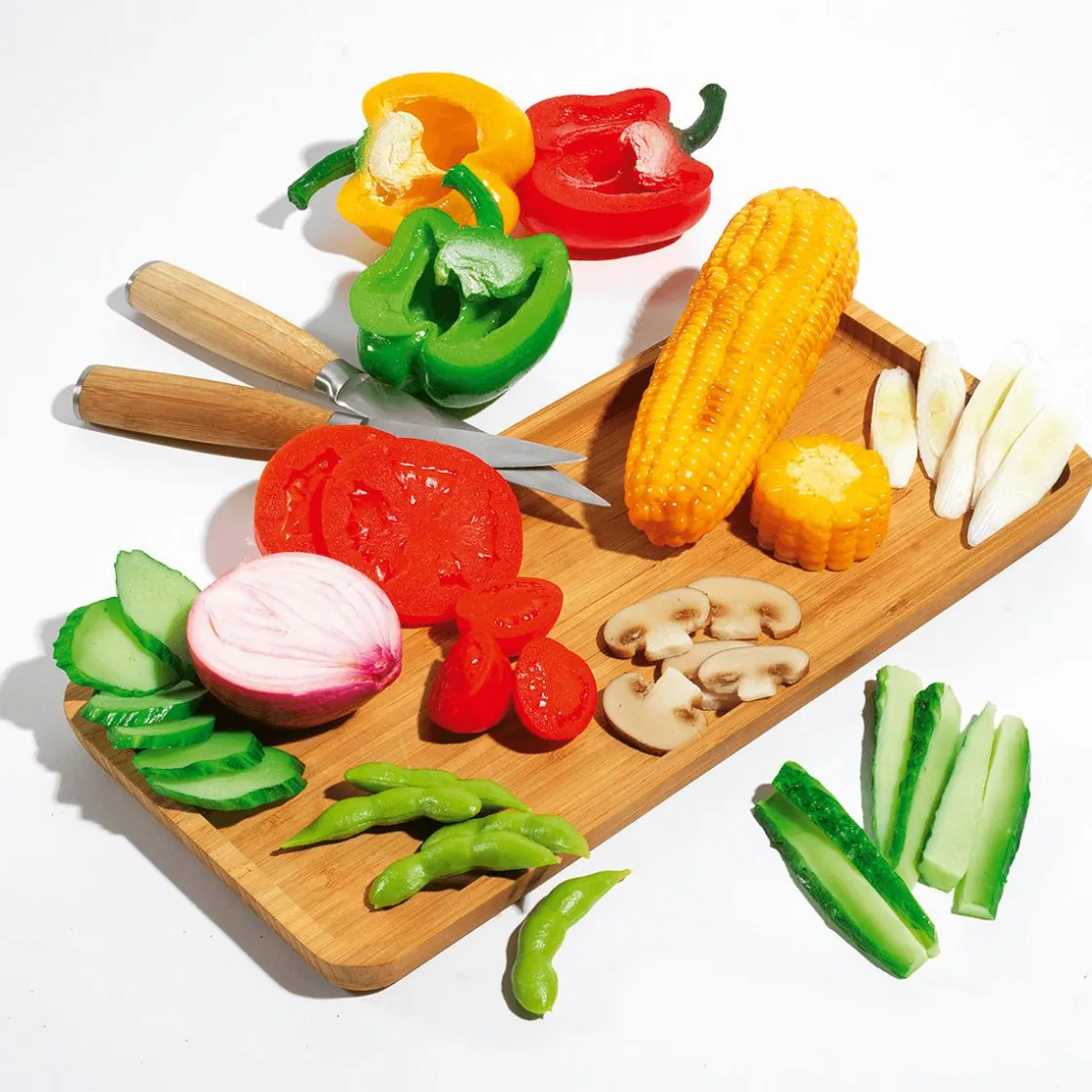 DecoWoerner Verduras Y Hierbas>Imitación De Medio Pimentón, 6,5 Cm