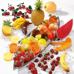 DecoWoerner Frutas>Imitación De Melones, 3 Piezas