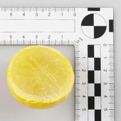 DecoWoerner Decoración Temática|Frutas>Imitación De Mitades De Limones, 3 Piezas