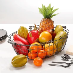 DecoWoerner Frutas>Imitación De 9 Cm, 3 Piezas