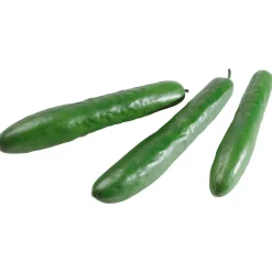 DecoWoerner Verduras Y Hierbas>Imitación De Pepinos Campesinos, 3 Piezas