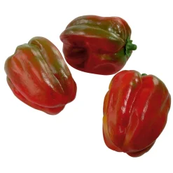 DecoWoerner Verduras Y Hierbas>Imitación De Pimiento , 3 Piezas