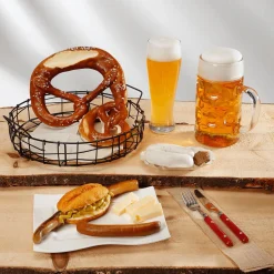 DecoWoerner Decoración Temática|Pan Y Pastel>Imitación De Pretzel De Oktoberfest 27 Cm