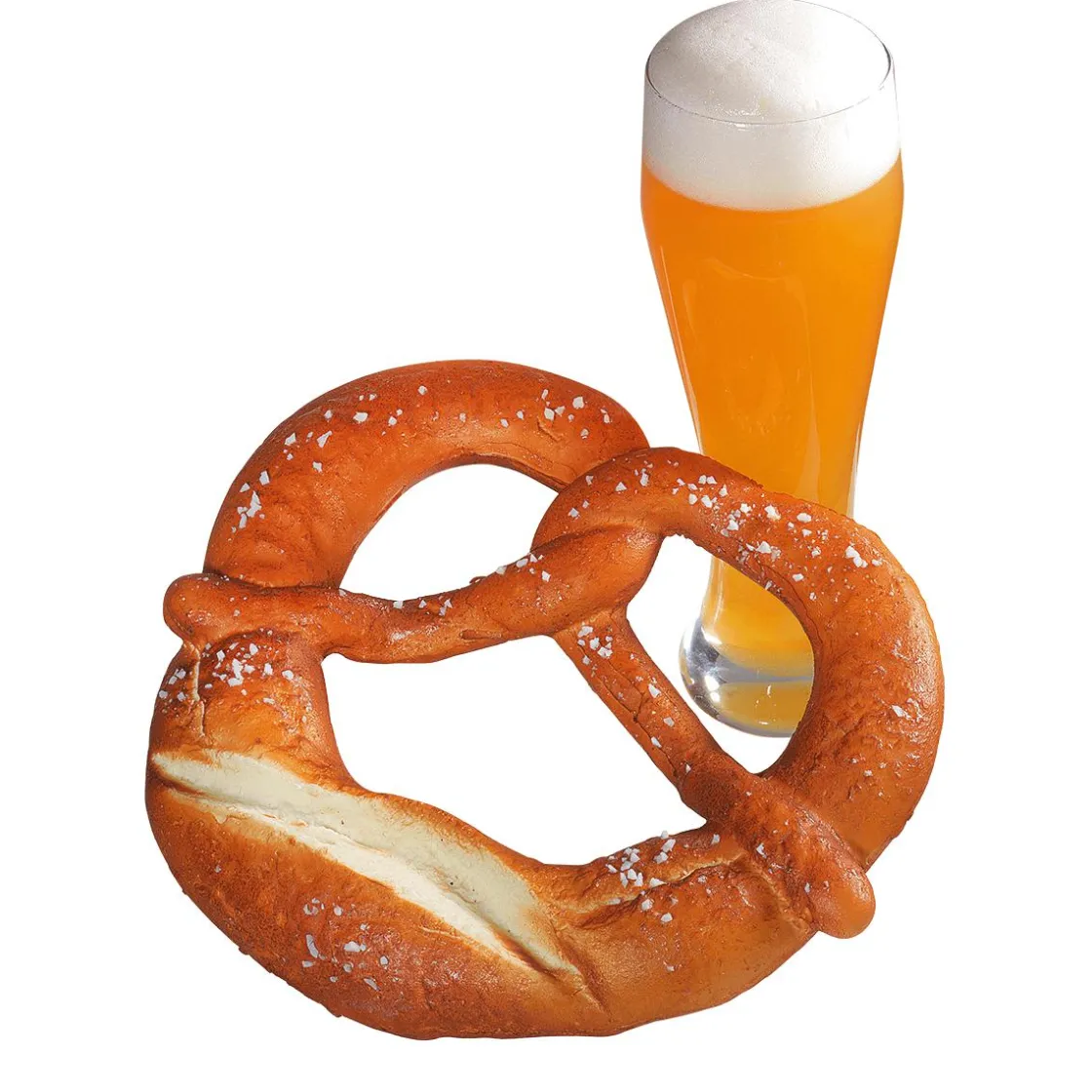 DecoWoerner Decoración Temática|Pan Y Pastel>Imitación De Pretzel De Oktoberfest 27 Cm