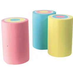 DecoWoerner Decoración Temática|Chupetes Xxl>Imitación De Rollos De Malvavisco 16 Cm, 3 Piezas