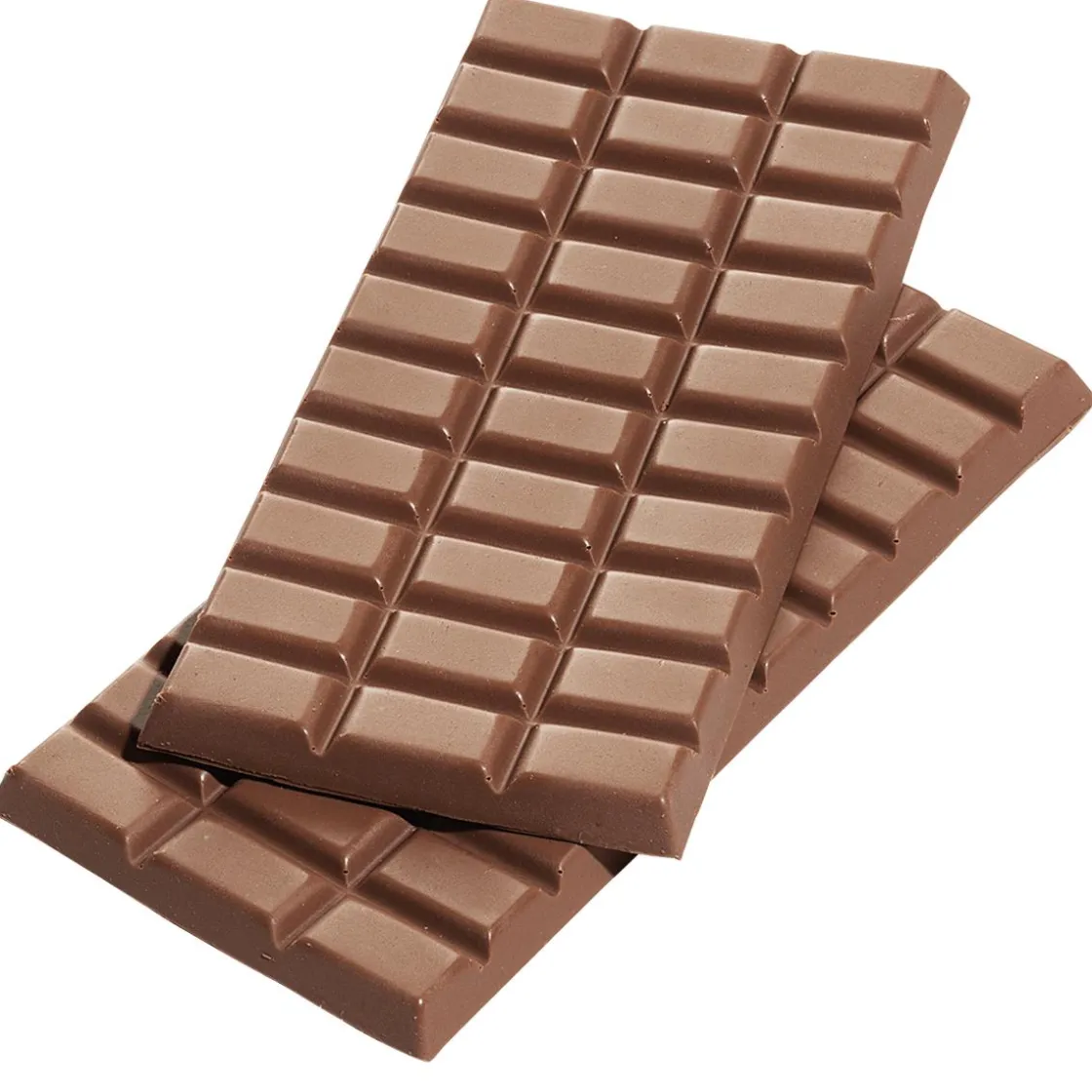 DecoWoerner Chocolate Y Helados>Imitación De Tableta De Chocolate Con Leche, 2 Piezas