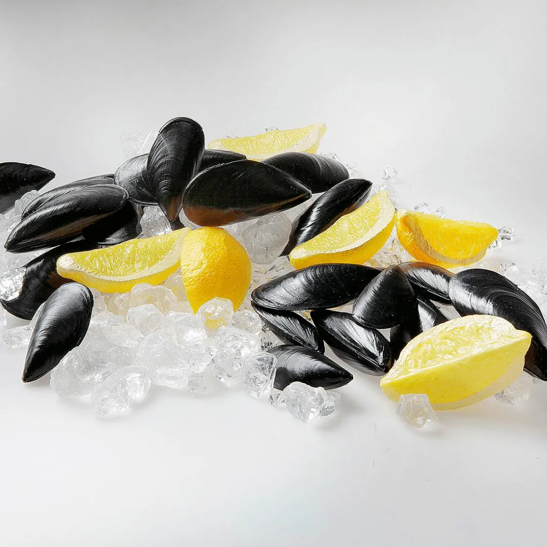 DecoWoerner Decoración Temática|Frutas>Imitación De Un Cuarto De Limón, 6 Piezas