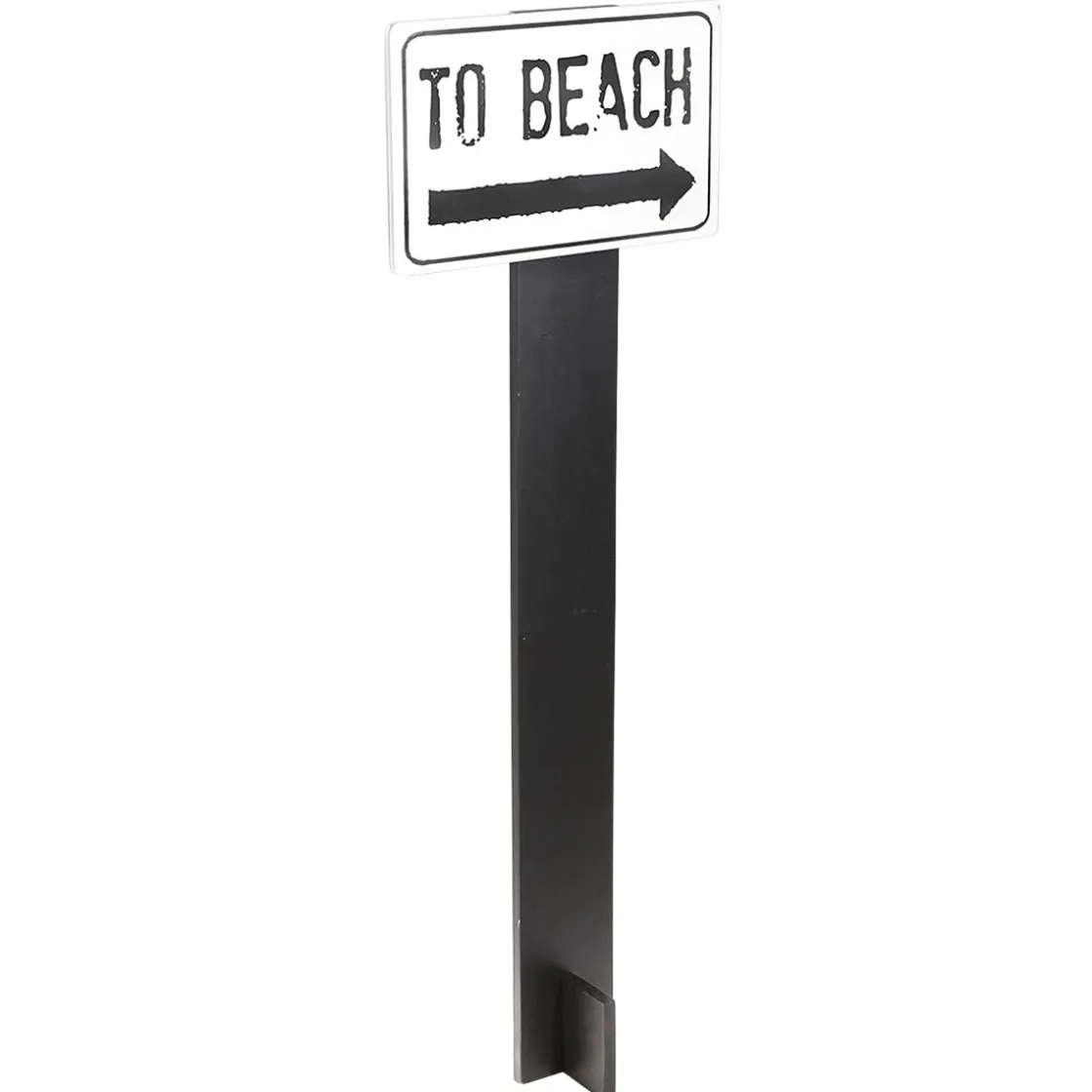 DecoWoerner Decoración Natural|Decoración De Verano>Indicador De Caminos Beach (playa) Blanco Y Altura 120 Cm