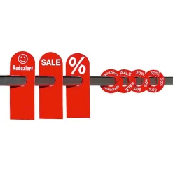 DecoWoerner Material De Rebajas|Perchas>Indicadores De Ofertas "Porcentaje"