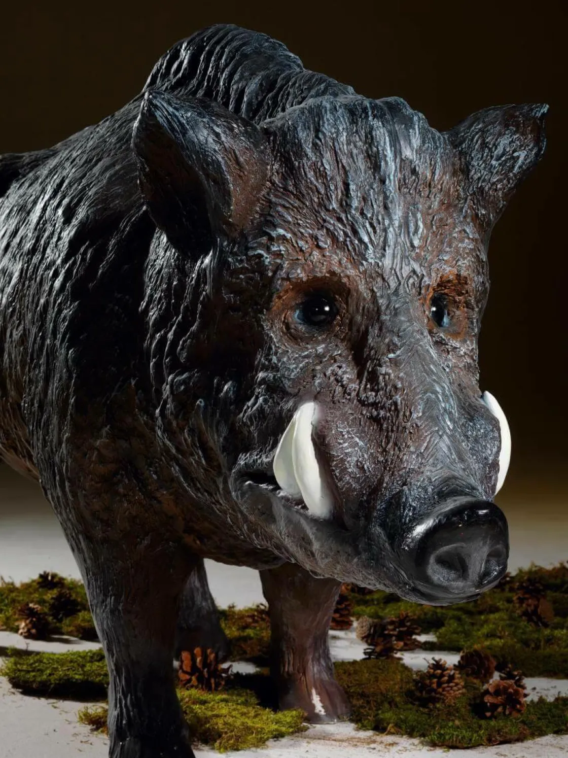 DecoWoerner Decoración De Animales|Decoración De Otoño>Jabalí Decorativo, Longitud: 160 Cm