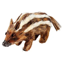 DecoWoerner Decoración De Animales|Decoración De Otoño>Jabato Decorativo Longitud 25 Cm