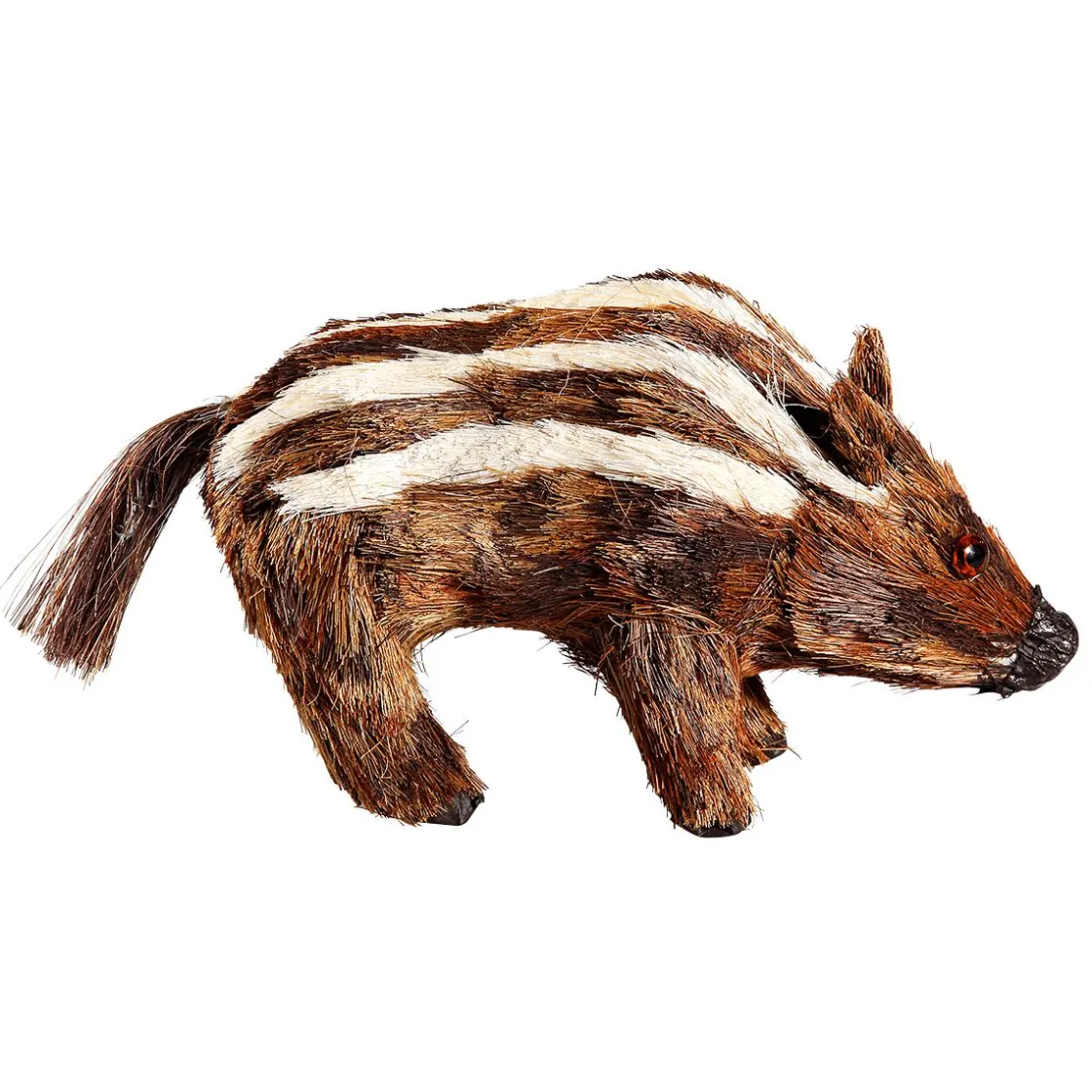 DecoWoerner Decoración De Animales|Decoración De Otoño>Jabato Decorativo Longitud 25 Cm