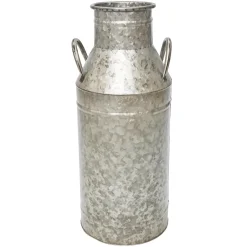 DecoWoerner Decoración Temática|Macetas Y Artículos De Decoración>Jarra De Leche Decorativa De Zinc 51 Cm