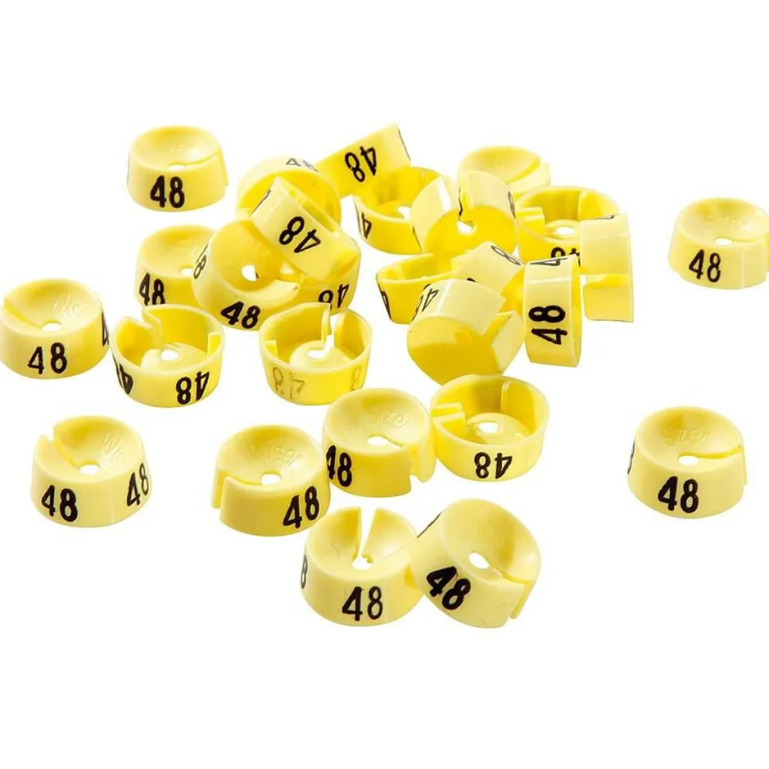 DecoWoerner Separadores De Talla Y Marcadores De Tallas>Jinete De Número, Amarillo Claro Talla 42