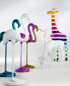 DecoWoerner Decoración De Animales|Decoración Temática>Jirafa Decorativa Altura 190 Cm,