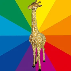 DecoWoerner Decoración De Animales>Jirafa Decorativa Altura 190 Cm, En El Color Deseado