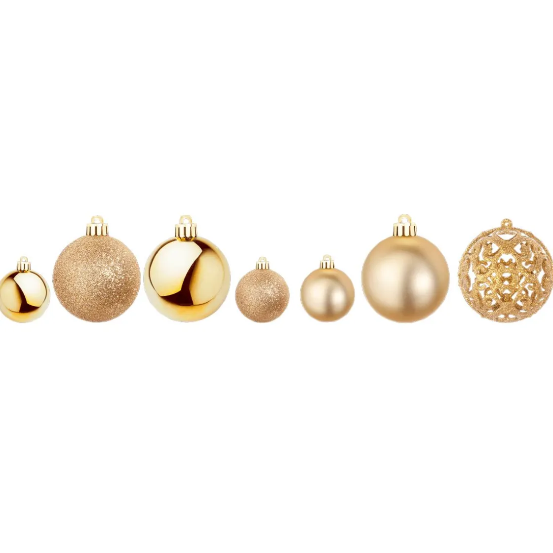 DecoWoerner Bolas De Navidad>Juego De Bolas De Navidad XXL 100pcs 3 - 6 Cm Ø