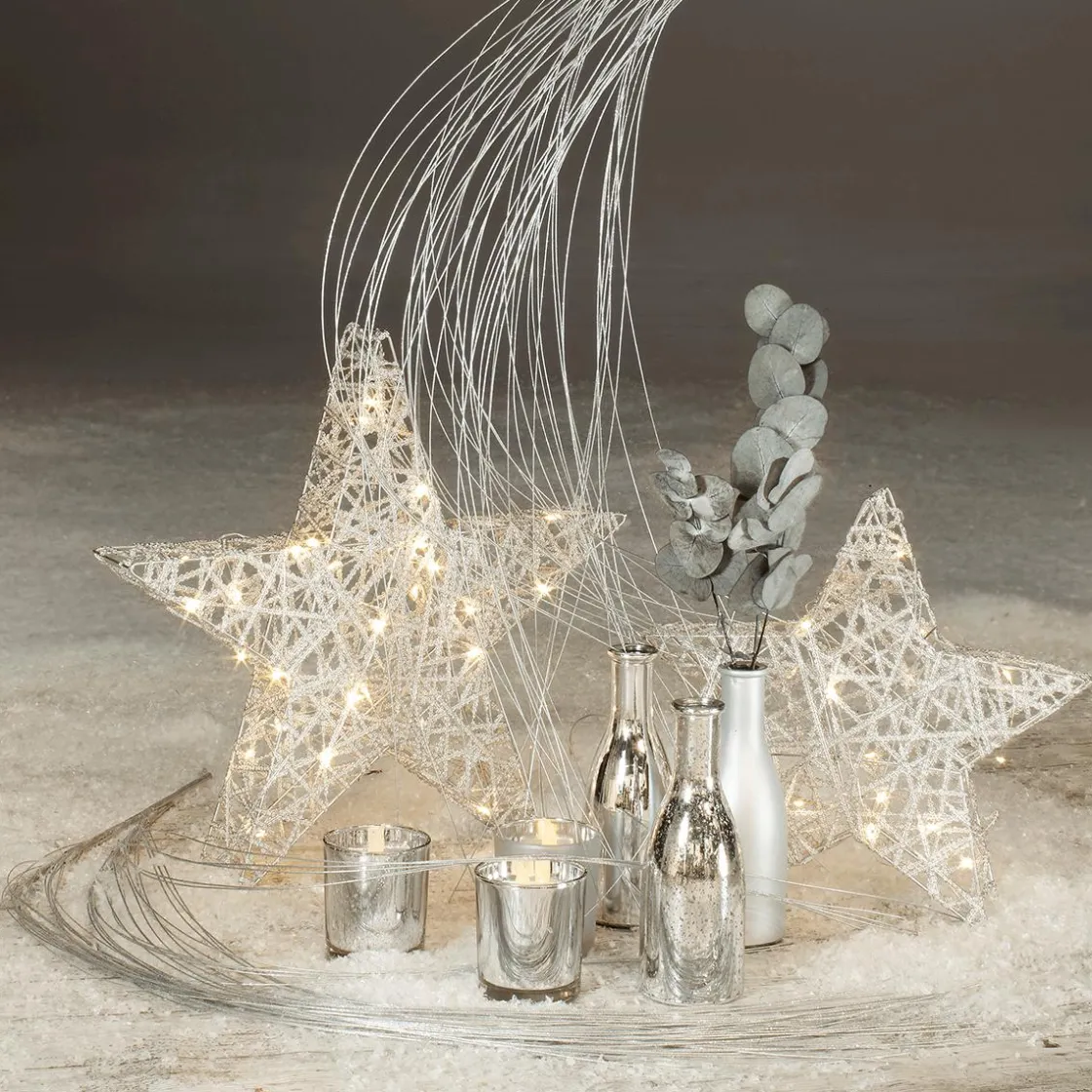DecoWoerner Macetas Y Artículos De Decoración>Juego De Botellas De Vidrio De 3 Piezas De 6,5 X 19 Cm