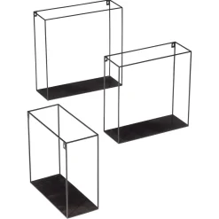 DecoWoerner Expositores Para Tiendas>Juego De Estanterías Colgantes 3 Piezas